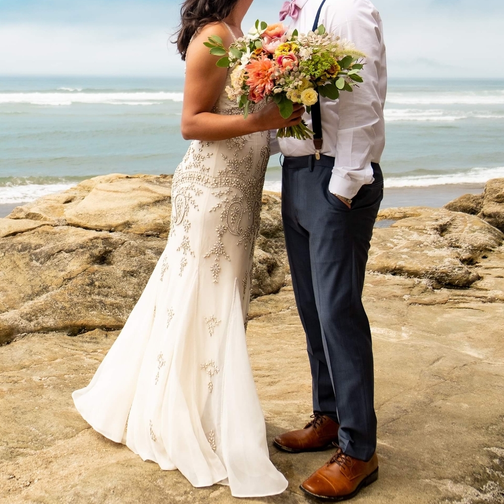 Bhldn deco dreams art deco wedding dress gown